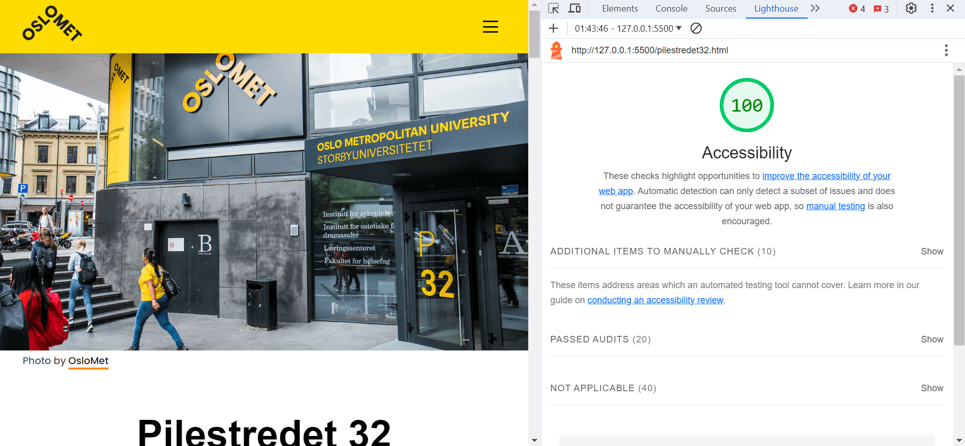 Image of accessibility test for page 2