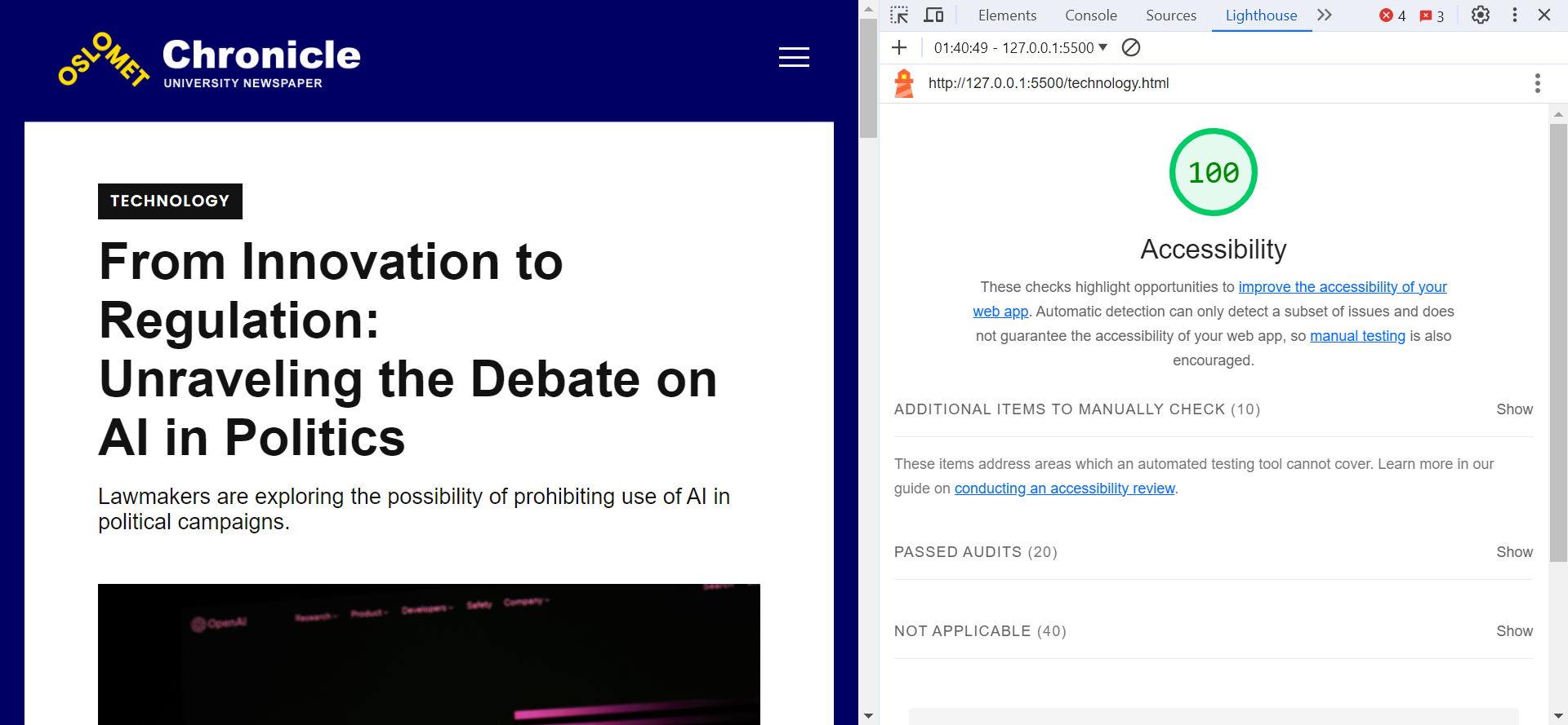 Image of accessibility test for page 4